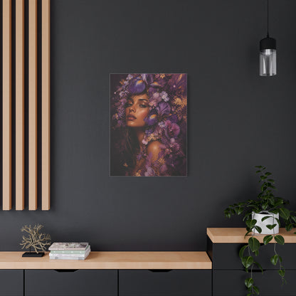 Floral Crown Muse Portrait Wall Art & Canvas Print