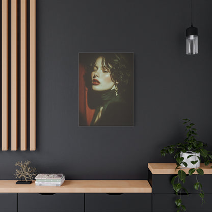 Vintage Key Noir Portrait Wall Art & Canvas Print