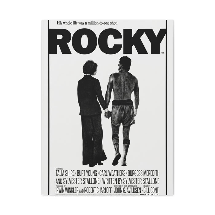 Rocky Movie Poster Wall Art & Canvas Print