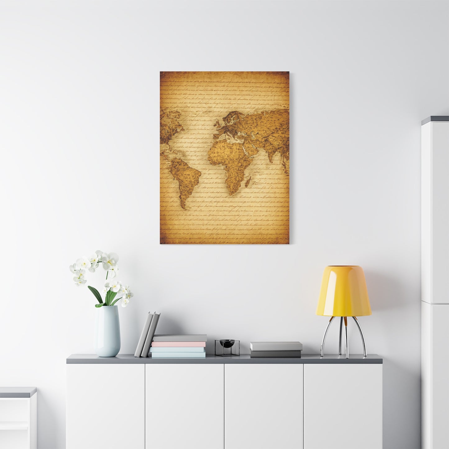 Classic Nautical Map with Ships Wall Art & Canvas Prints