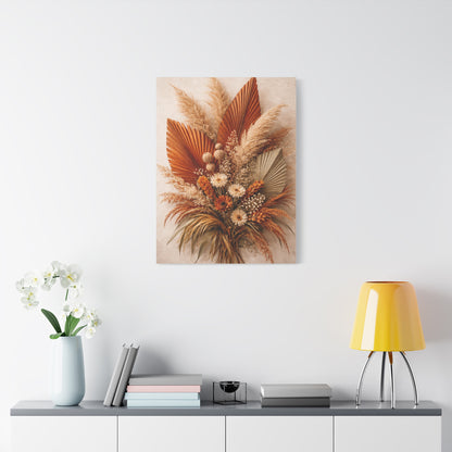 Boho Dried Botanical Arrangement Wall Art & Canvas Print