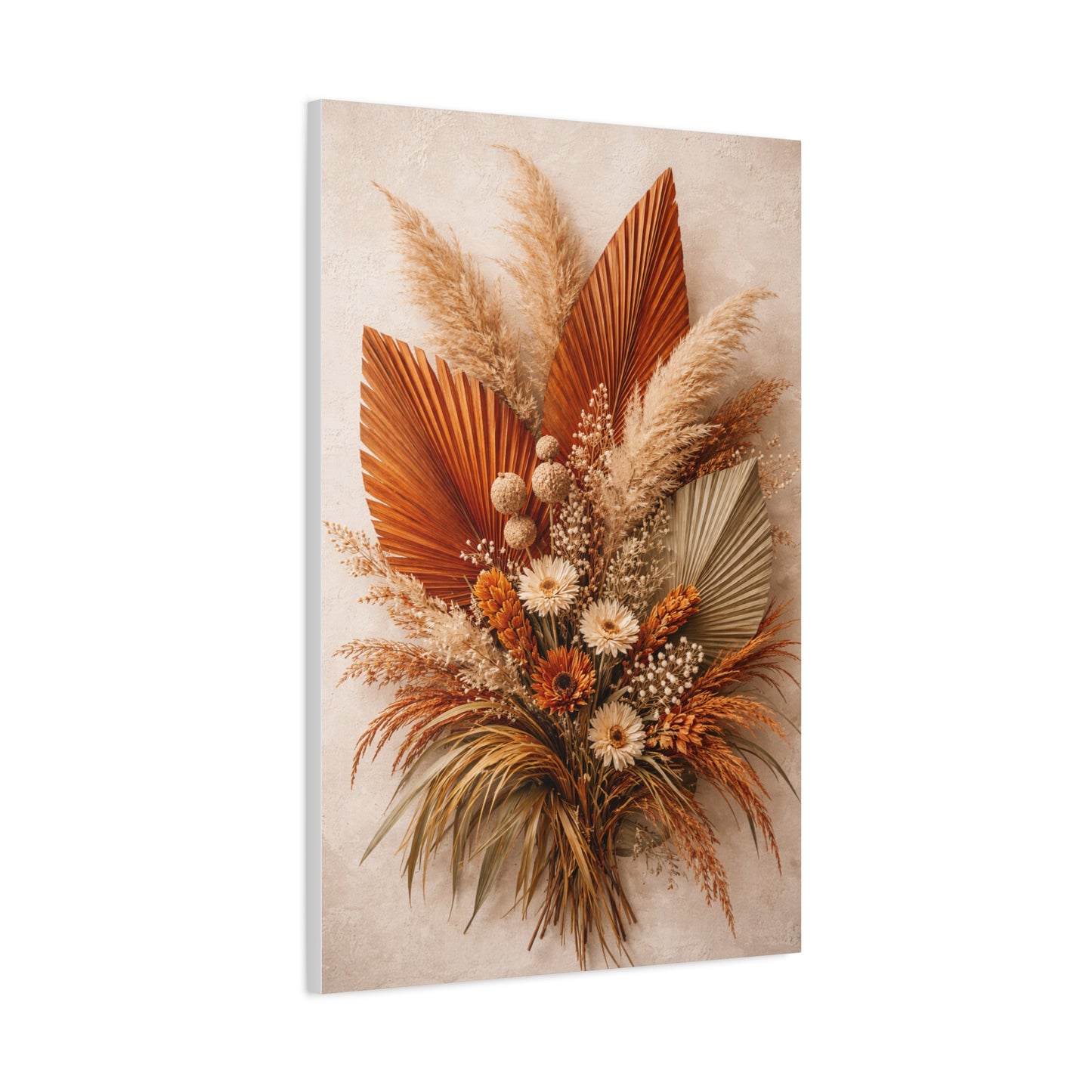 Boho Dried Botanical Arrangement Wall Art & Canvas Print