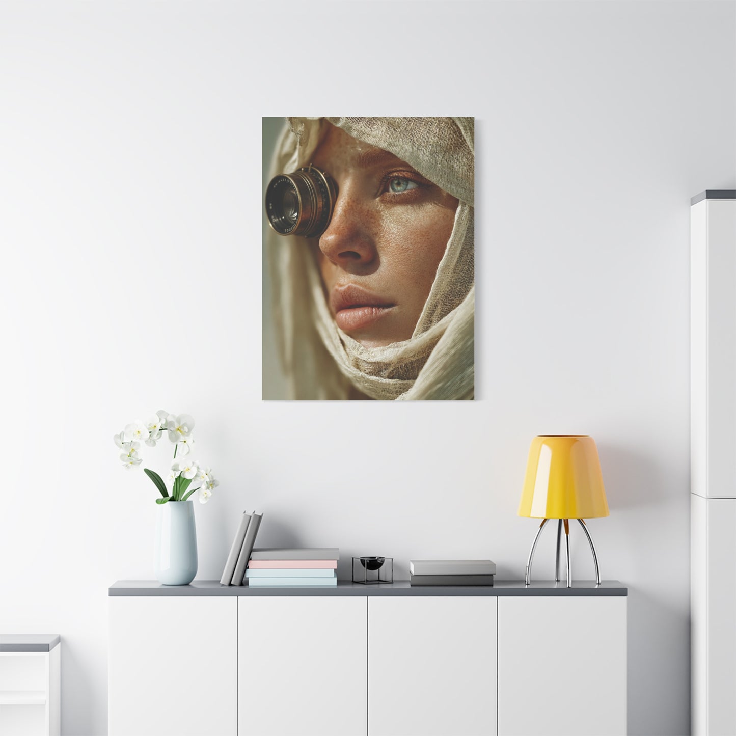 Ethereal Lens Veil Portrait Wall Art & Canvas Print