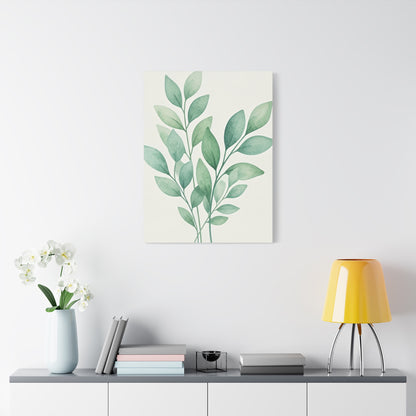 Watercolor Leaf Harmony Wall Art & Canvas Prints