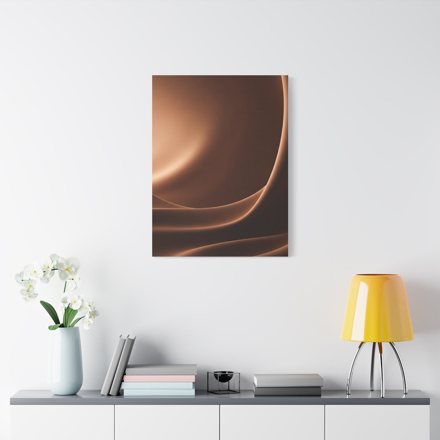 Bronze Silk Flow Wall Art & Canvas Prints