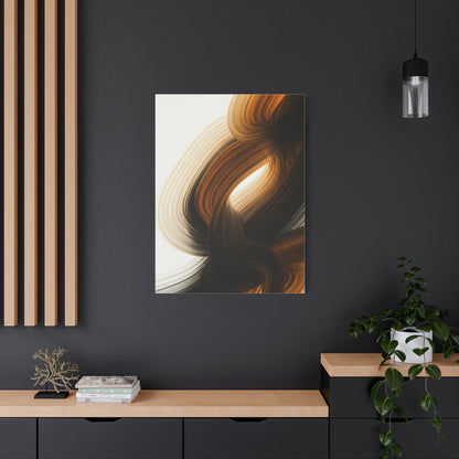 Dark Gold Flow Abstract Wall Art & Canvas Prints