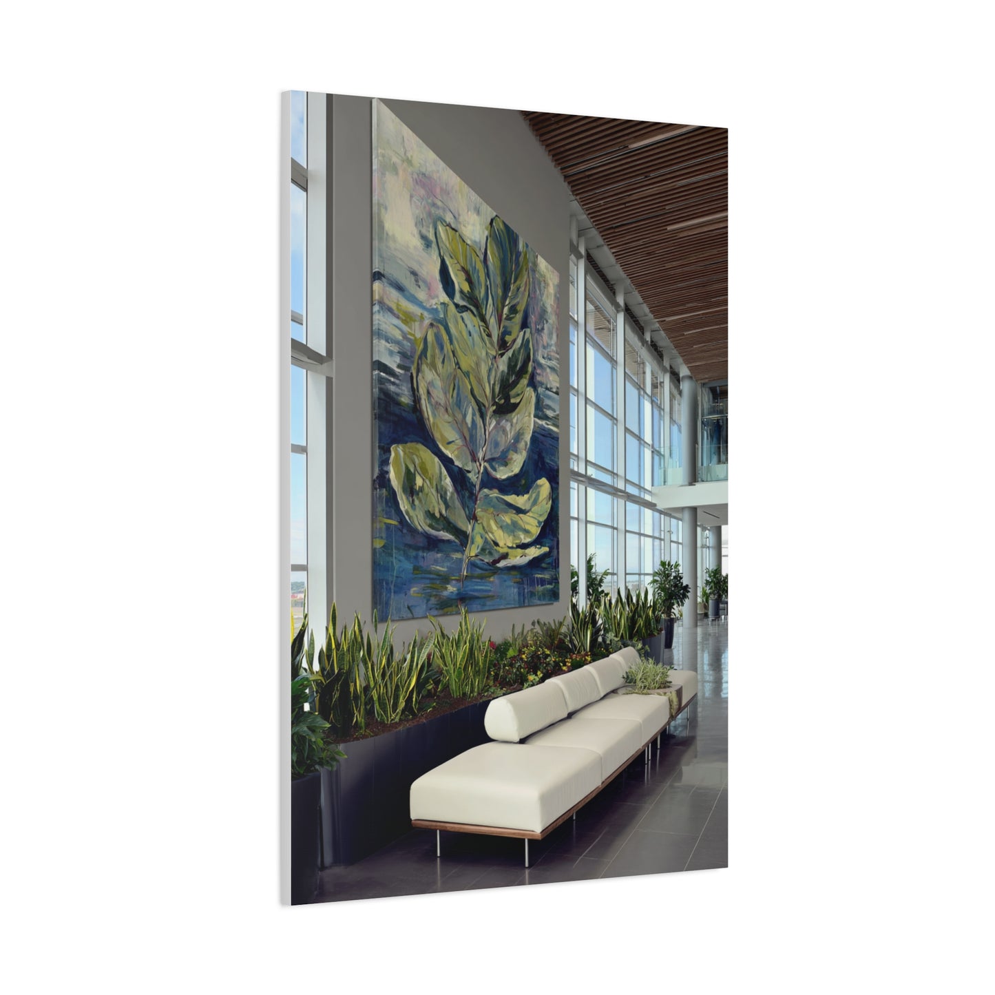 Botanical Biophilic Corporate Reception Wall Art & Canvas Print