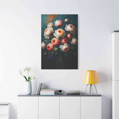 Blush Peony Elegance Wall Art & Canvas Print