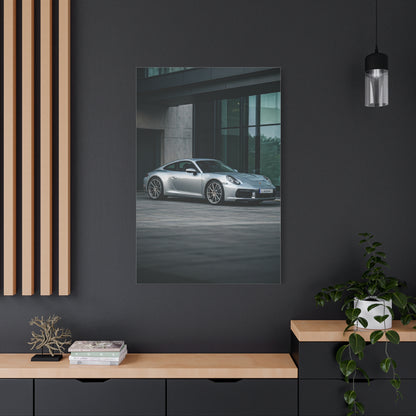 Porsche 911 Modern Courtyard Elegance Wall Art & Canvas Prints