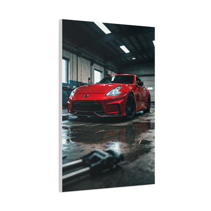Nissan 370Z Underground Mechanic Garage Wall Art & Canvas Prints