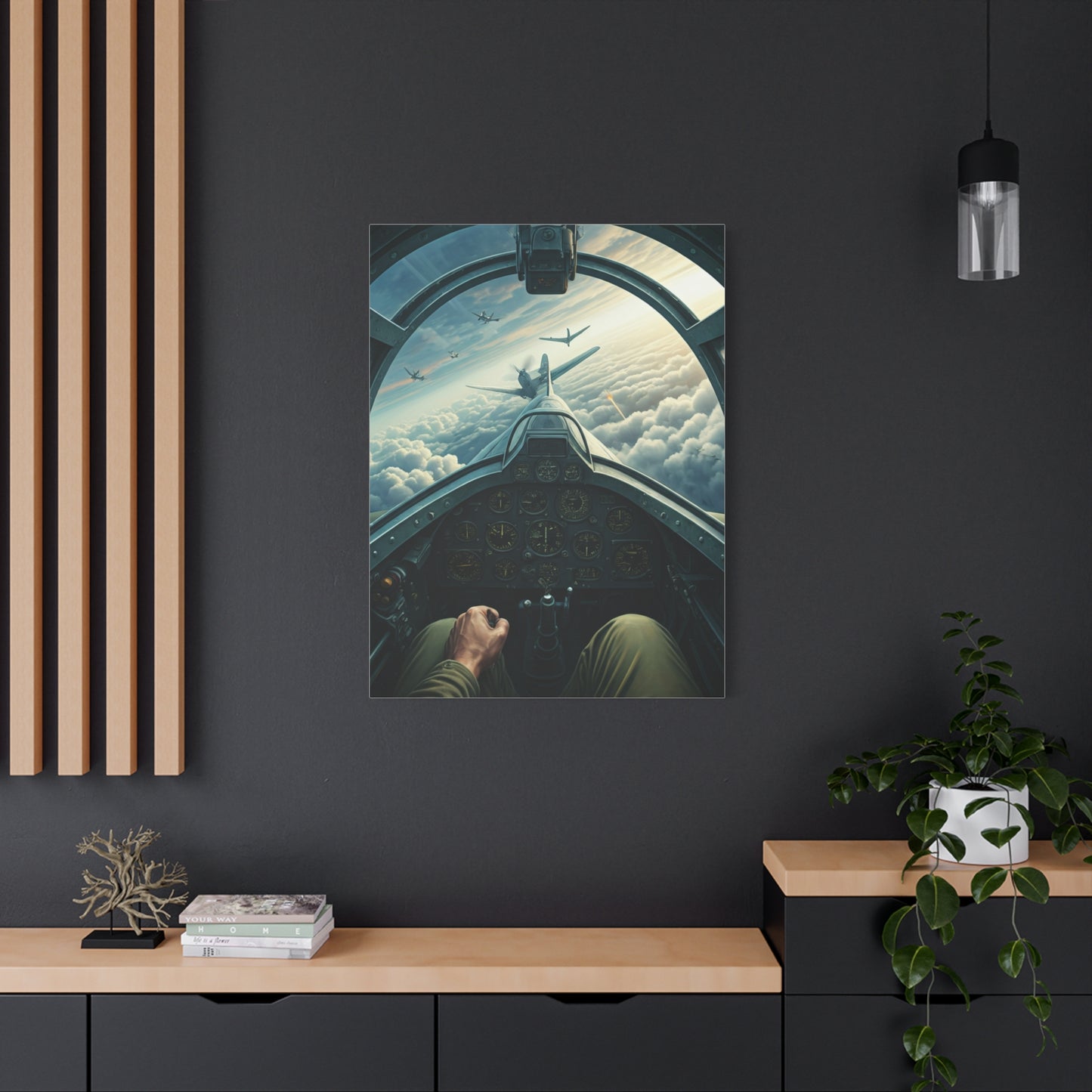 Pilot Cockpit Sky Mission View Wall Art & Canvas Prints