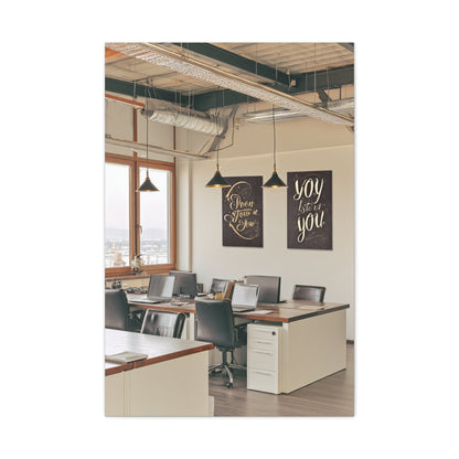 Modern Typography Motivational Wall Art & Canvas Print