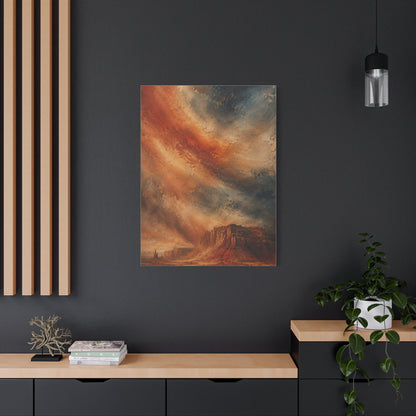 Dust Storm Mesa Abstract Wall Art & Canvas Print