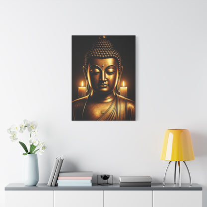 Candlelight Serenity Buddha Wall Art & Canvas Prints