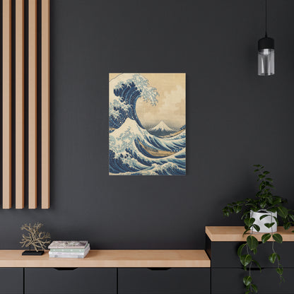 Classic Great Wave Ukiyo-E Interpretation Wall Art & Canvas Print