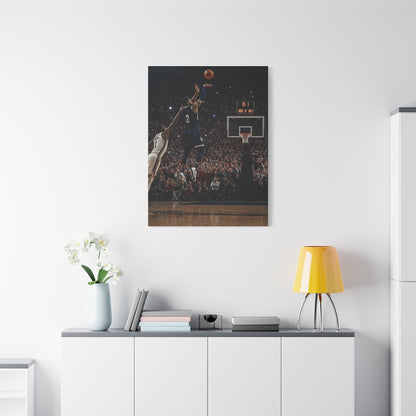 Final Second Game Winner Basketball Sports Wall Art & Canvas Print