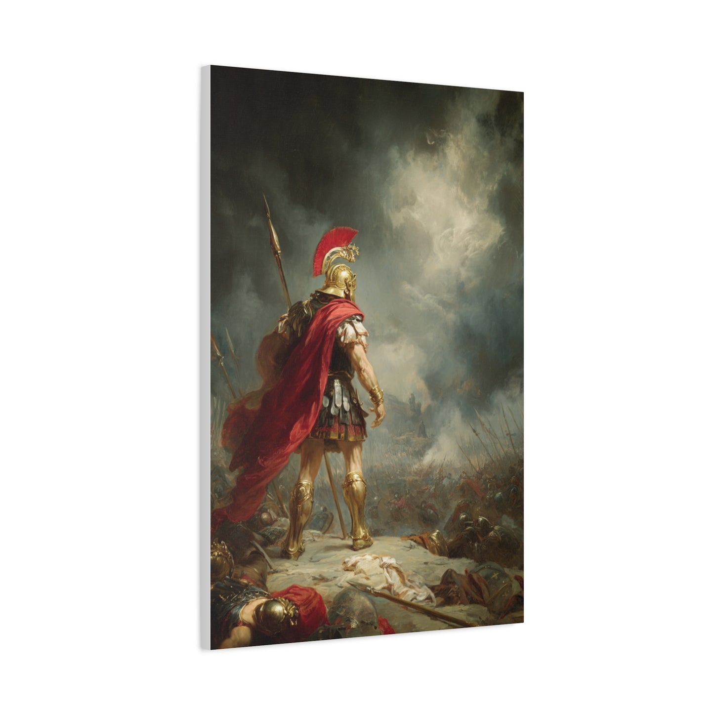 Mars Roman God Of War Battlefield Vision Wall Art & Canvas Print