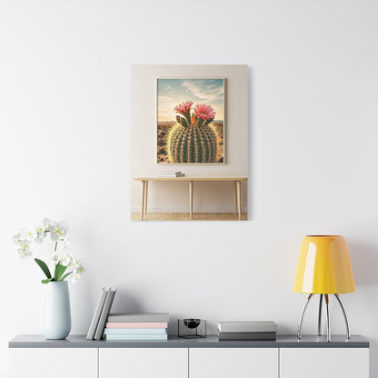 Barrel Cactus Desert Bloom Gallery Wall Art & Canvas Prints