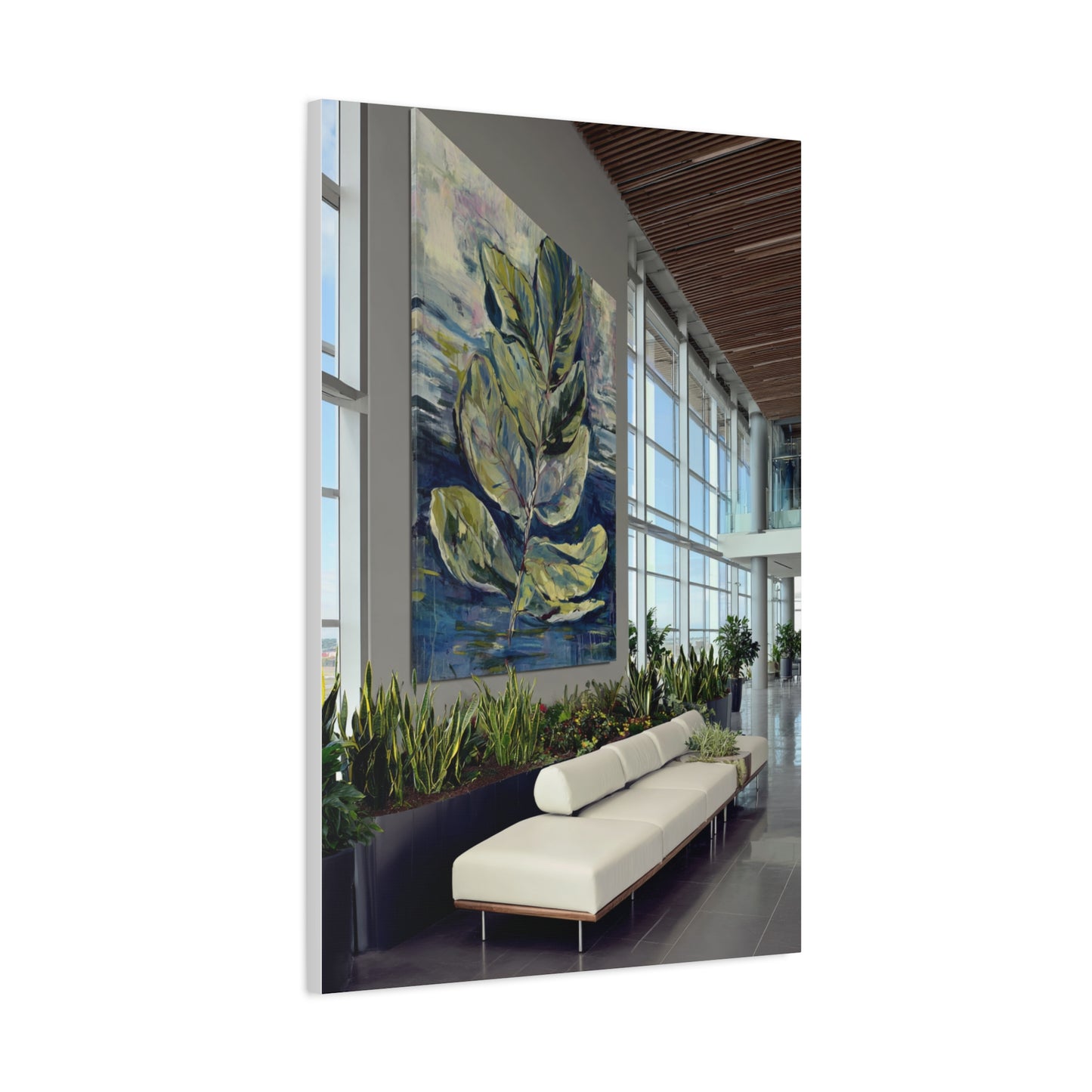Botanical Biophilic Corporate Reception Wall Art & Canvas Print