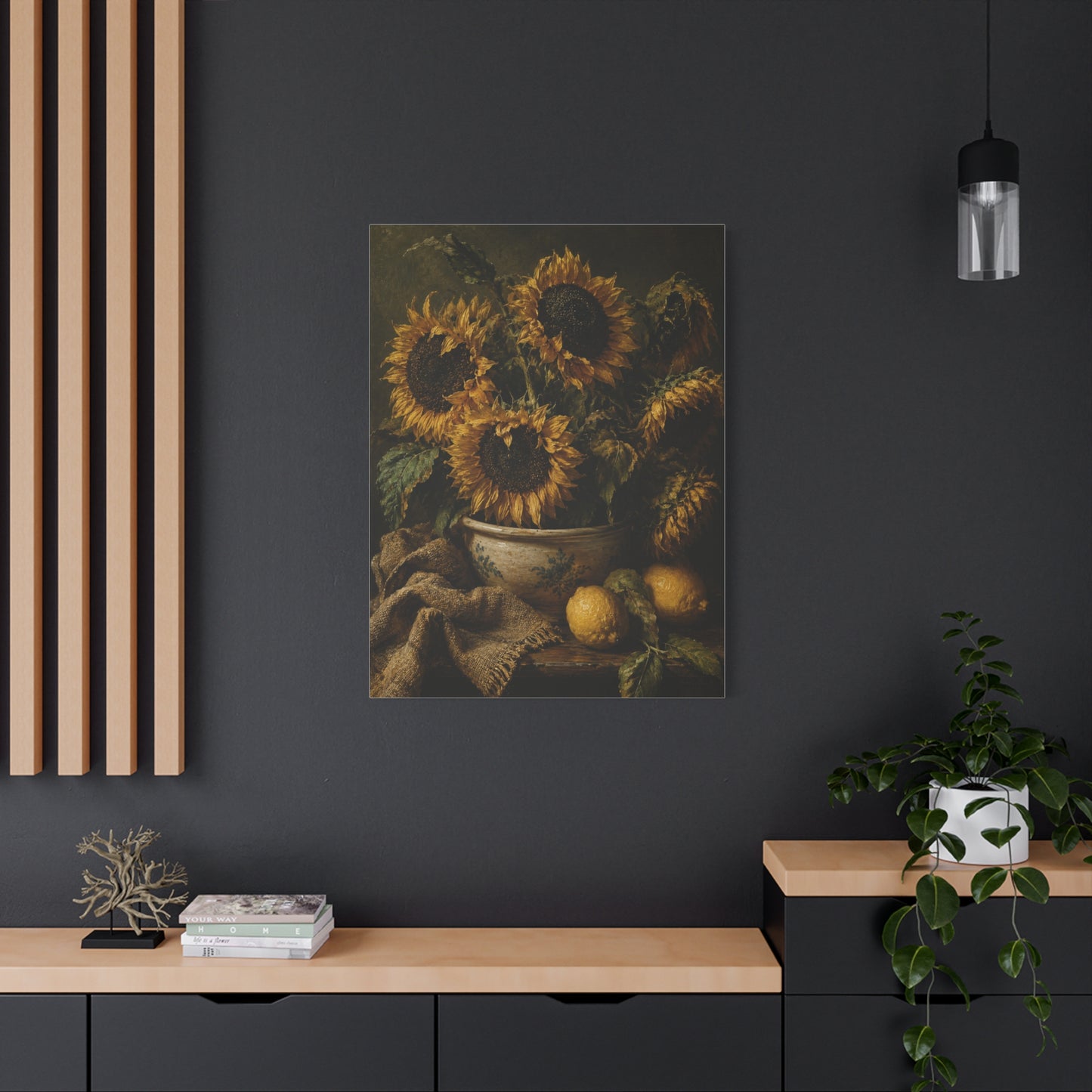 Baroque Sunflower Arrangement Wall Art & Canvas Print