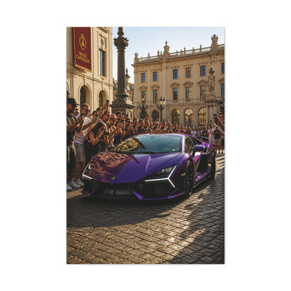 Viola Mithras Lamborghini Revuelto Supercar Scene Wall Art & Canvas Print