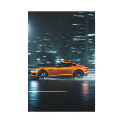 Jaguar F-Type Urban Street Performance Wall Art & Canvas Prints