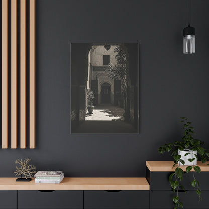Moorish Courtyard Archway Light Wall Art & Canvas Prints