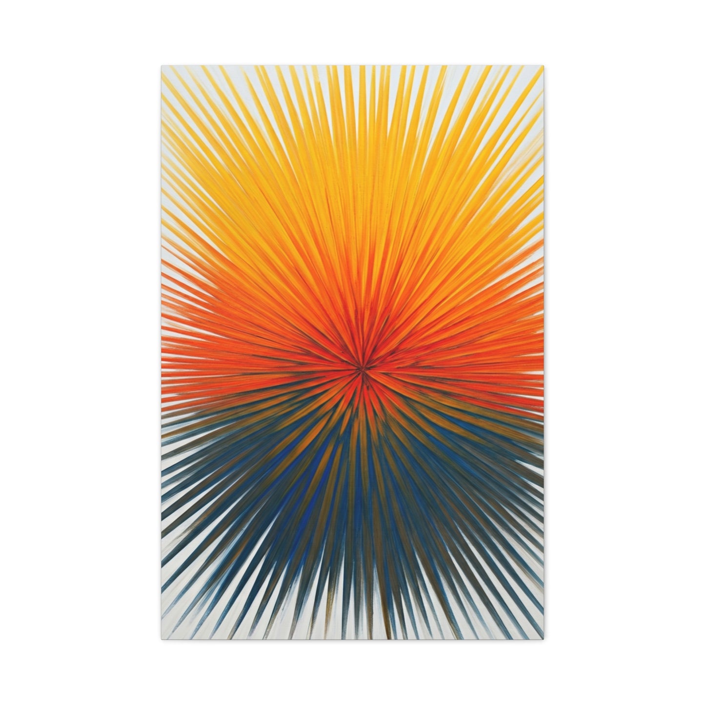Radiant Sunburst Horizon Abstract Wall Art & Canvas Prints