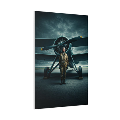 Pilot and Propeller Legacy Wall Art & Canvas Prints