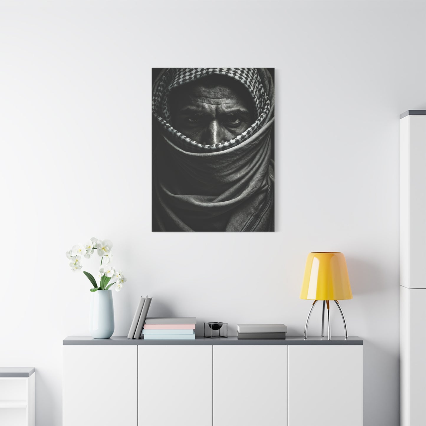 Eyes of Endurance Black & White Portrait Wall Art & Canvas Prints