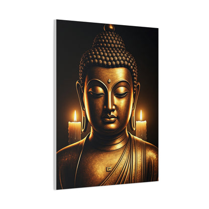 Candlelight Serenity Buddha Wall Art & Canvas Prints