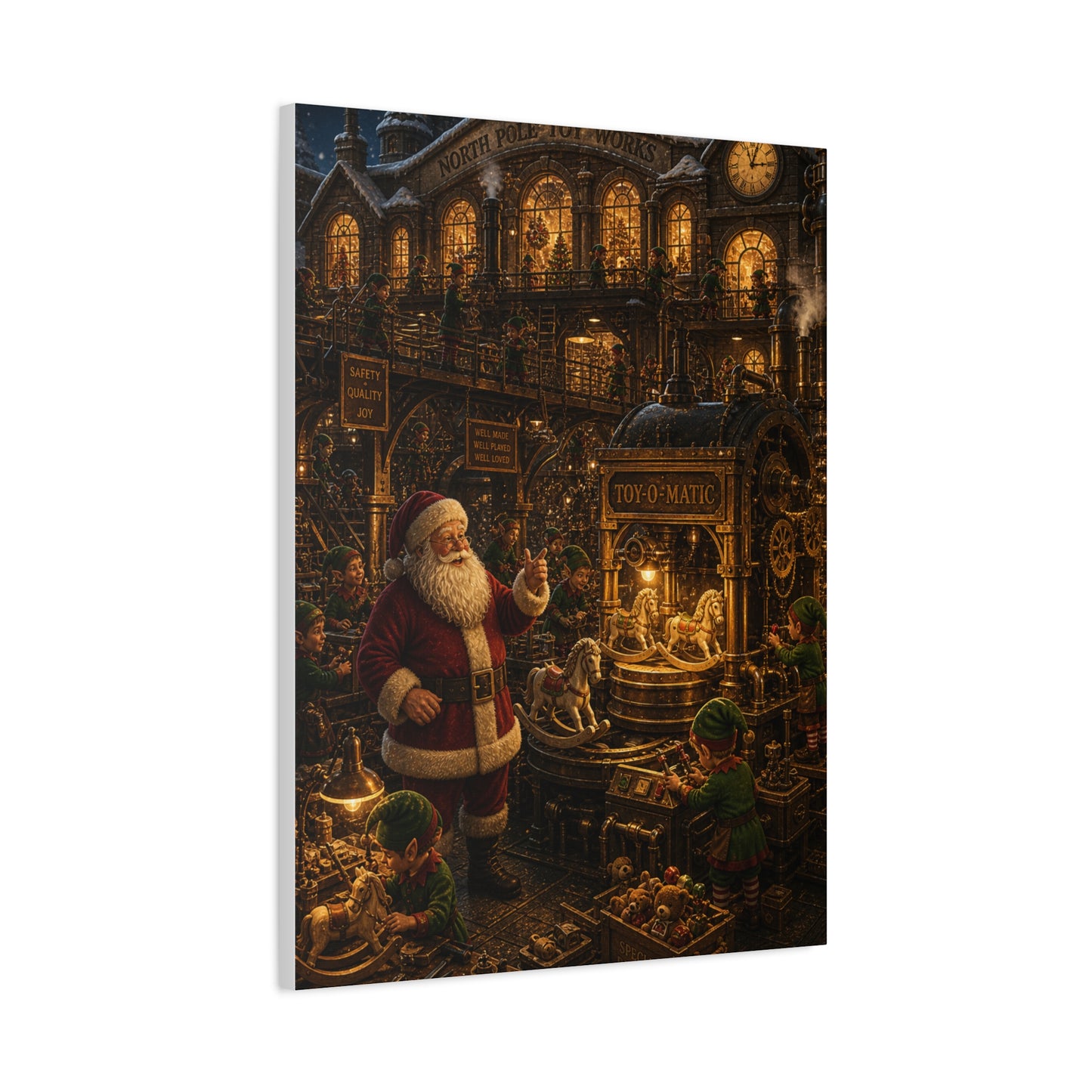 The Midnight Shift Toy Factory Wall Art & Canvas Print