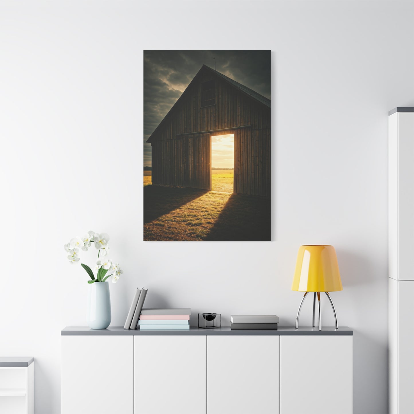 Golden Threshold Barn Wall Art & Canvas Prints
