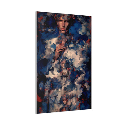 Surreal Cloud Portrait Composition Wall Art & Canvas Print