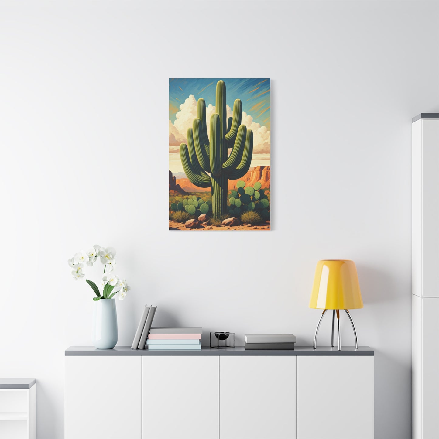 Desert Canyon Saguaro Landscape Wall Art & Canvas Prints