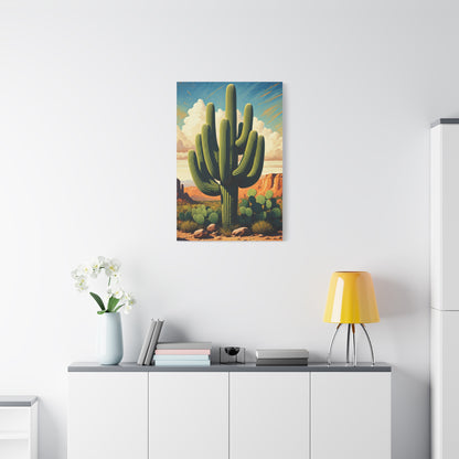 Desert Canyon Saguaro Landscape Wall Art & Canvas Prints