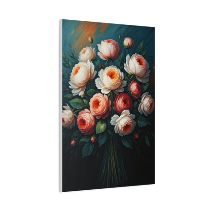 Blush Peony Elegance Wall Art & Canvas Print