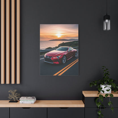 Lexus LC 500 Luxury Scenic Drive Wall Art & Canvas Prints
