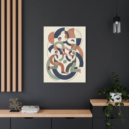 Abstract Collaboration Geometry Wall Art & Canvas Print