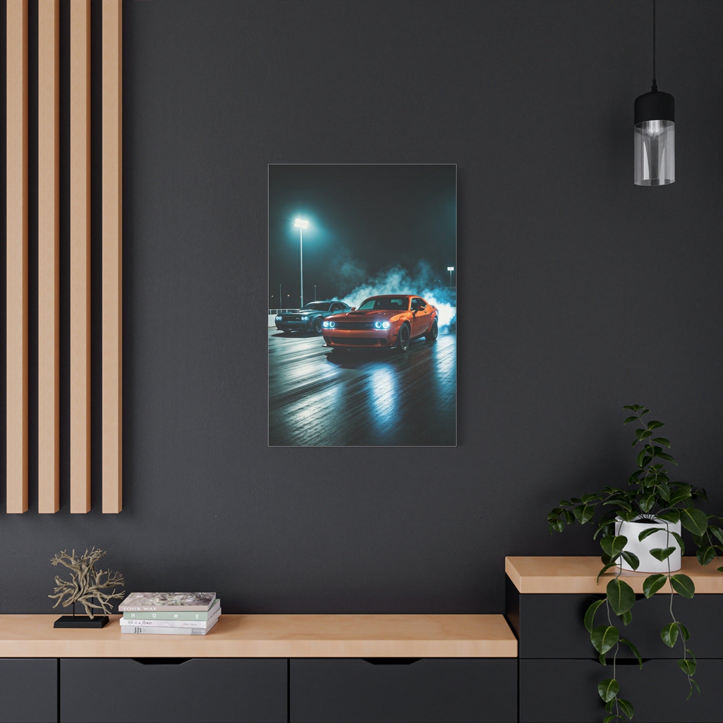 Redeye Burnout Fury – Demon 170 in the Shadows Wall Art & Canvas Prints