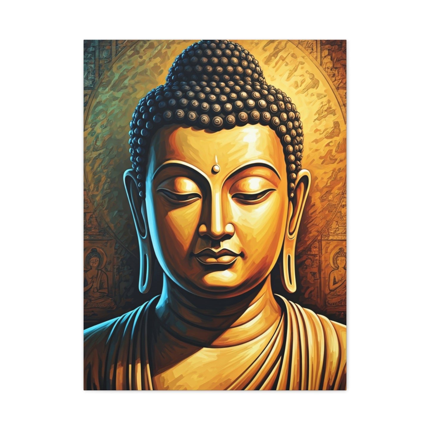 Temple Light Buddha Artwork Wall Art & Canvas Prints