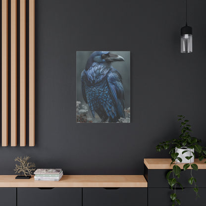 Enchanted Rune Raven Wall Art & Canvas Print