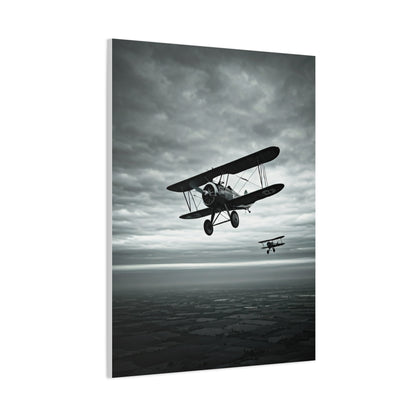 Vintage Squadron Over Open Seas Wall Art & Canvas Prints