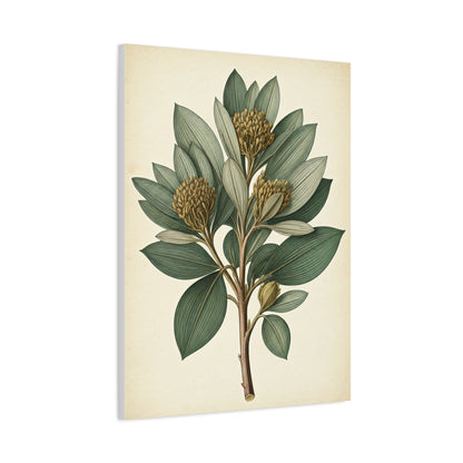 Floral Branch Illustration Wall Art & Canvas Prints