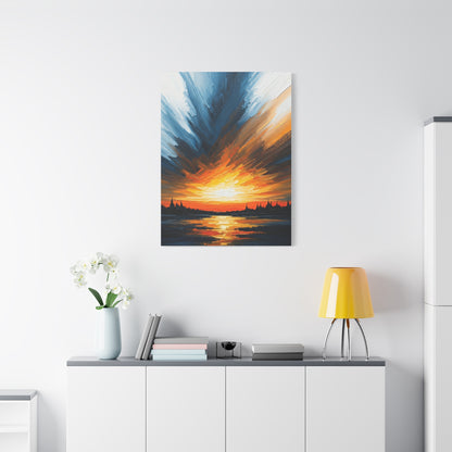 Dramatic Sunset Burst Wall Art & Canvas Prints
