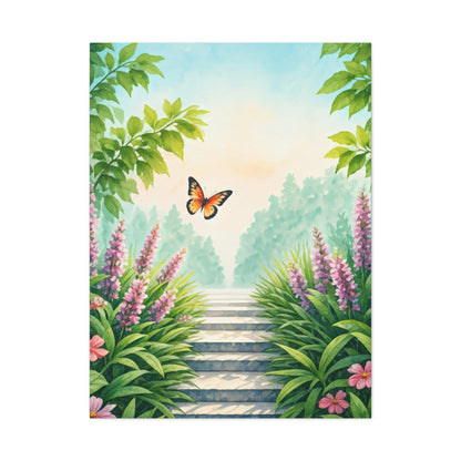 Garden Path Butterfly Dreamscape Wall Art & Canvas Prints