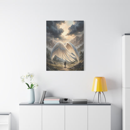 Psalm 91 Wings of Refuge Scripture Wall Art & Canvas Print