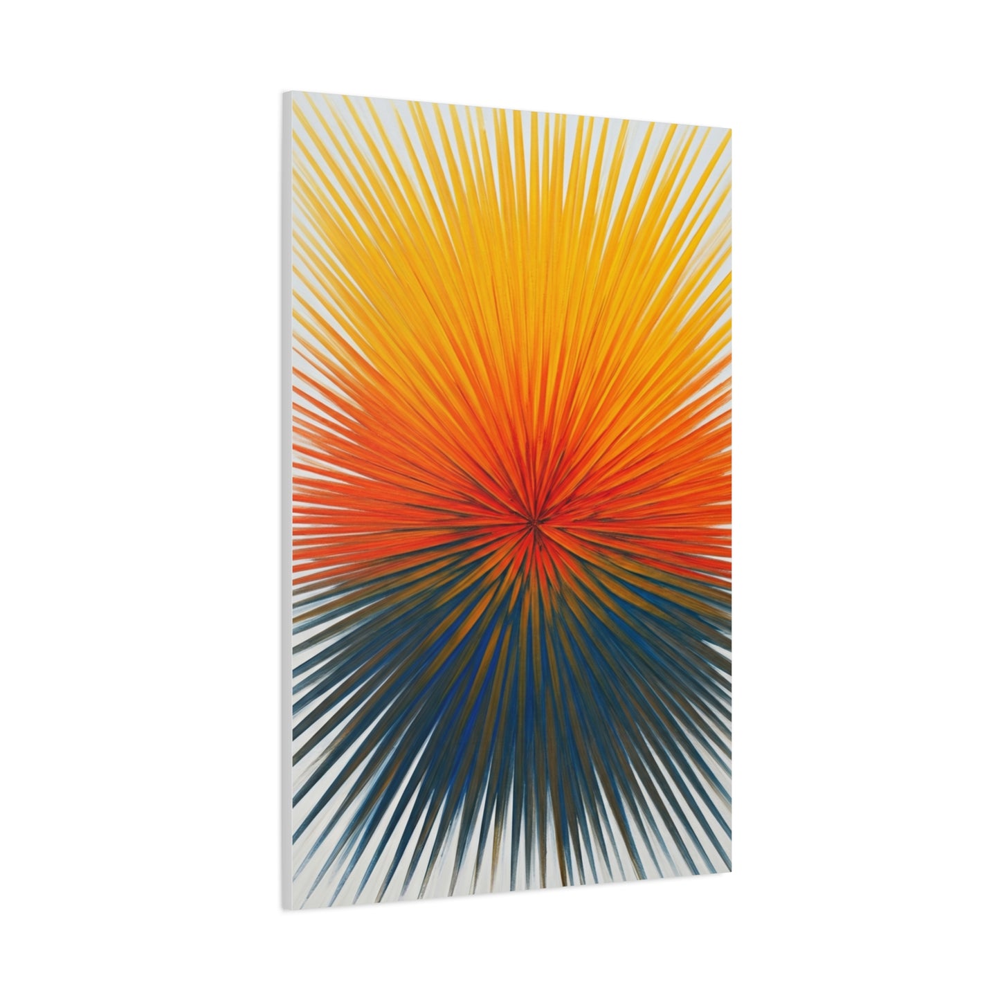 Radiant Sunburst Horizon Abstract Wall Art & Canvas Prints