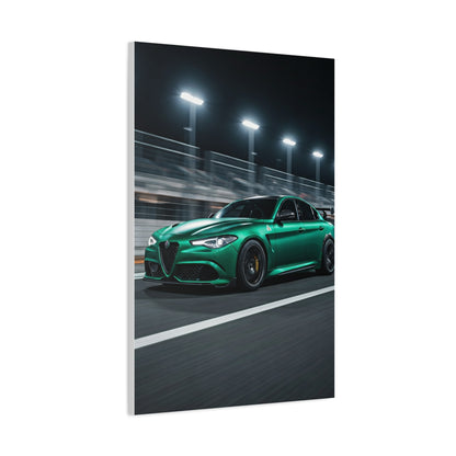 Alfa Romeo Giulia Quadrifoglio Night Circuit Stance Wall Art & Canvas Prints
