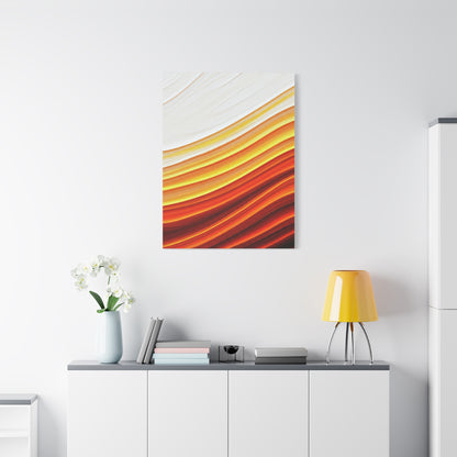 Golden Ember Flow Abstract Wall Art & Canvas Prints